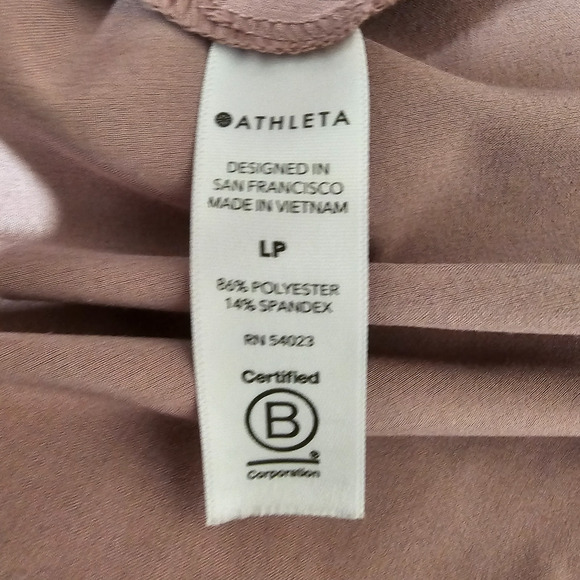 ATHLETA Rincon dress cascadia violet size Large Petite LP - Picture 6 of 10